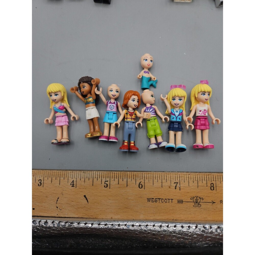 LEGO Friends Minifigure Mini Doll Lot 8 Figures Assorted Random Mixed Lot Parts